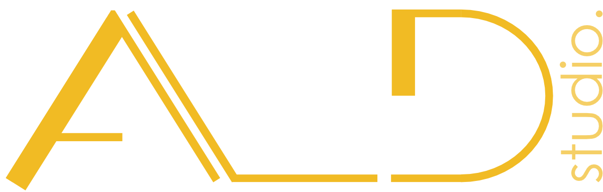 view of the ALD studio logo